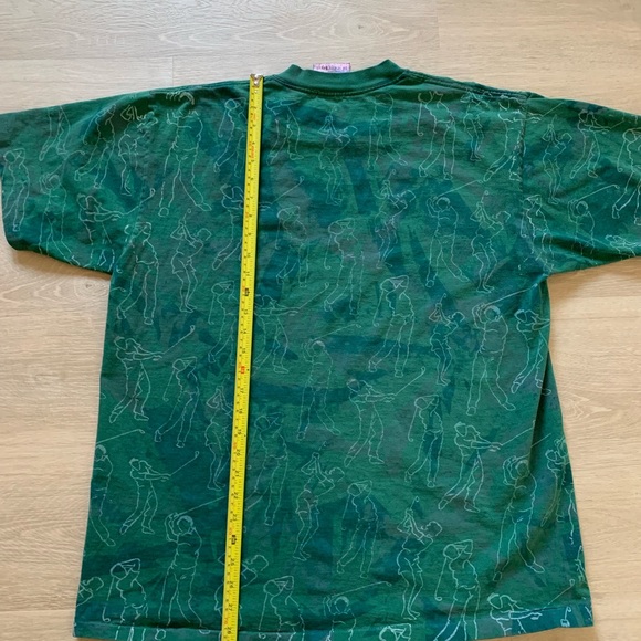 Vintage AOP Golf T Shirt Single Stitch Men’s XL - Picture 7 of 9